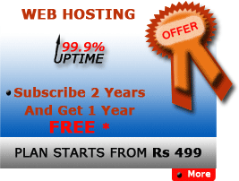 Web hosting least  prize in india 